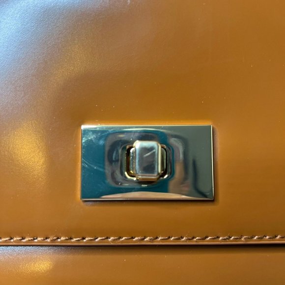 COPY - J.Crew Womens $198 Edie Italian Leather Bag Glazed Pecan BP508 Purse - Picture 5 of 10